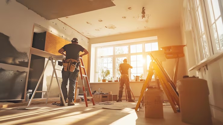 Reforma interior de una vivienda en proceso
